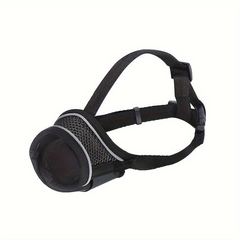 Muselière Réglable en Maille Douce pour Chien